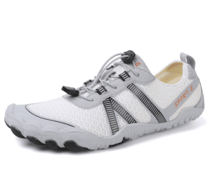 Couples fitness sneakers outdoor beach swimming shoes anti-slip wear-resistant men's and women's running shoes yoga shoes professional upstream s (Color: White, size: 44)
